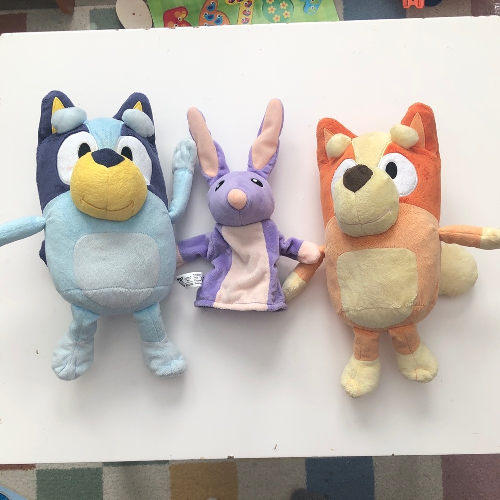 Talkative Bluey, Bob the Puppet, & Talkative Bingo Set